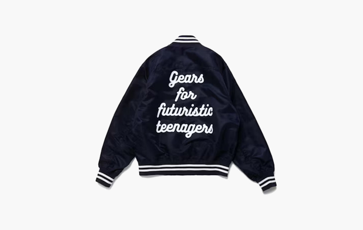 Nylon Stadium Jacket "Navy"