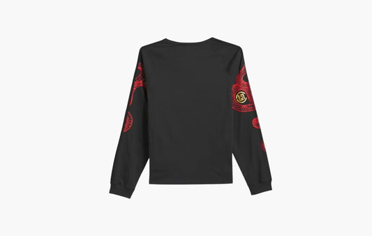 Clot Raglan Long Sleeve Tee "Black"