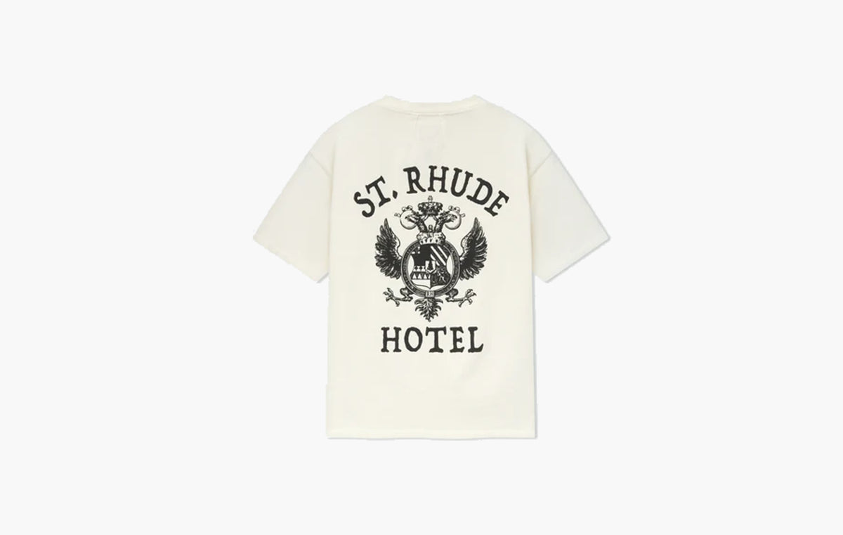 ST. Rhude Seal Tee "Vintage White/Oxford"