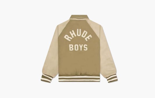 Twill 'Rhude' Boys Bomber Jacket "Beige"