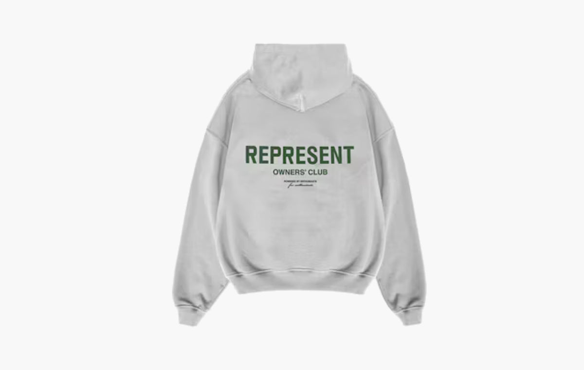 Owner's Club Hoodie "Ash Grey/Racing Green"