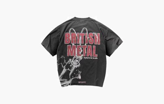 Iron Maiden x British Metal T-shirt "Stained Black"