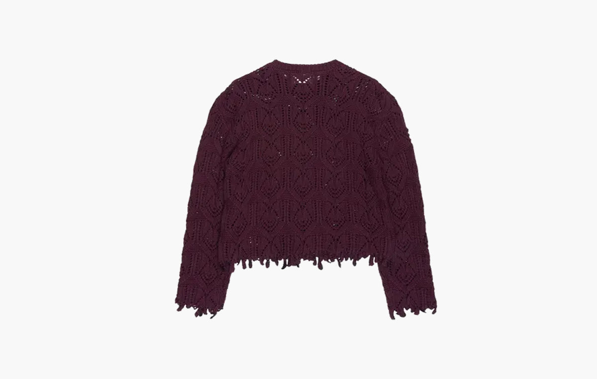 Cable Sweater "Berry"