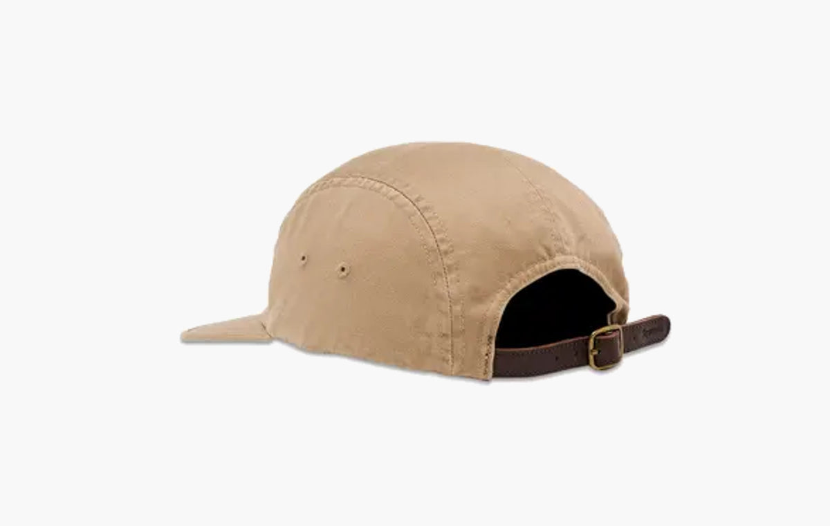 Washed Chino Twill Camp Cap "Tan"