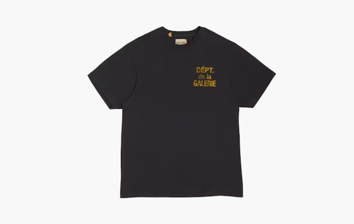 French Tee "Washed Black"
