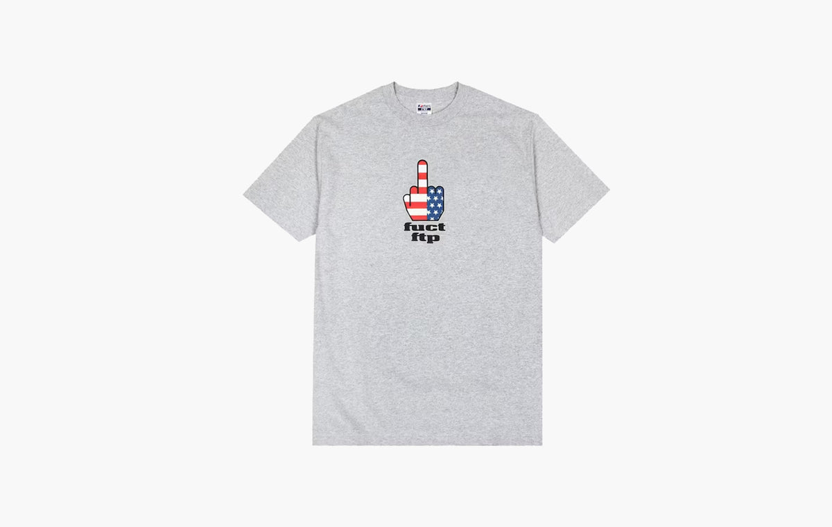 FUCT FTW Finger Tee "Heather Grey"