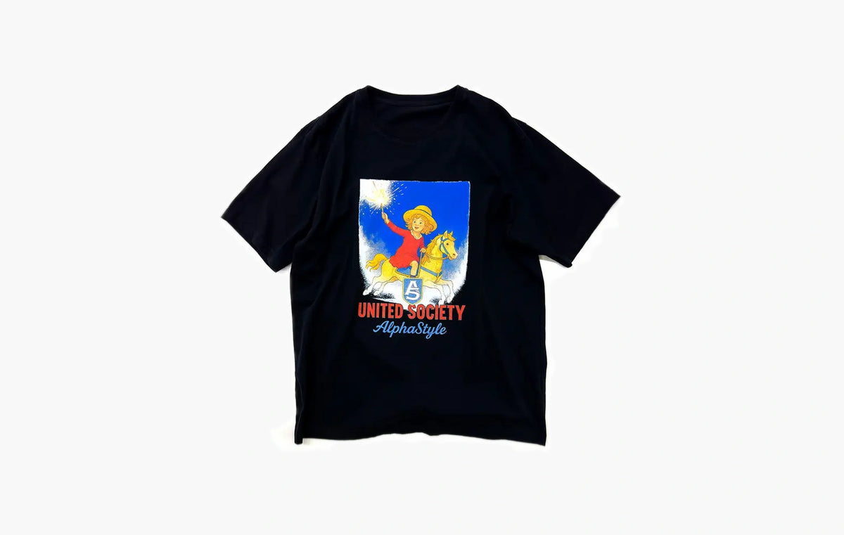 Merry-Go-Round Joy Tee "Black"