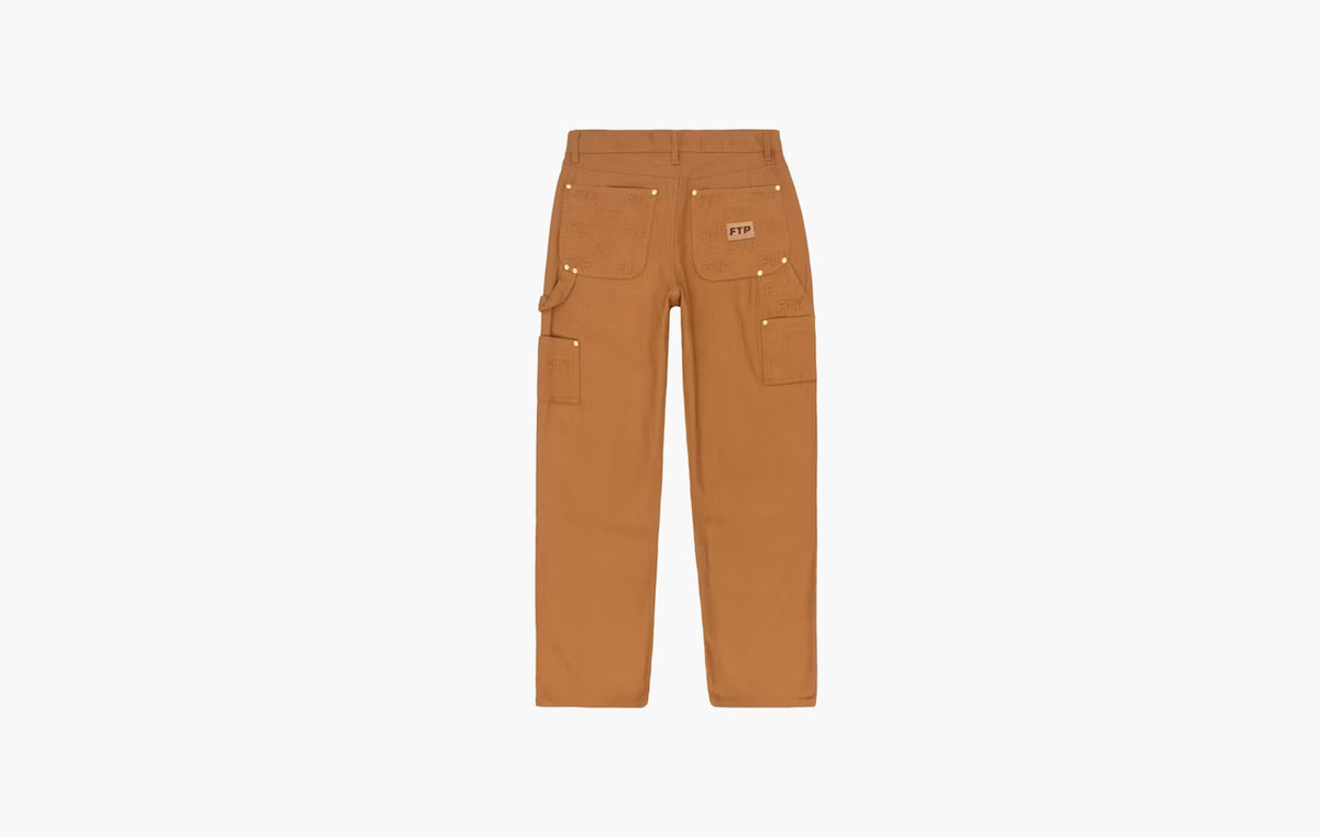 Embossed Logo Work Pant "Brown"