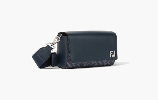 FF Squared Compact Bag Leather "Dark Blue"