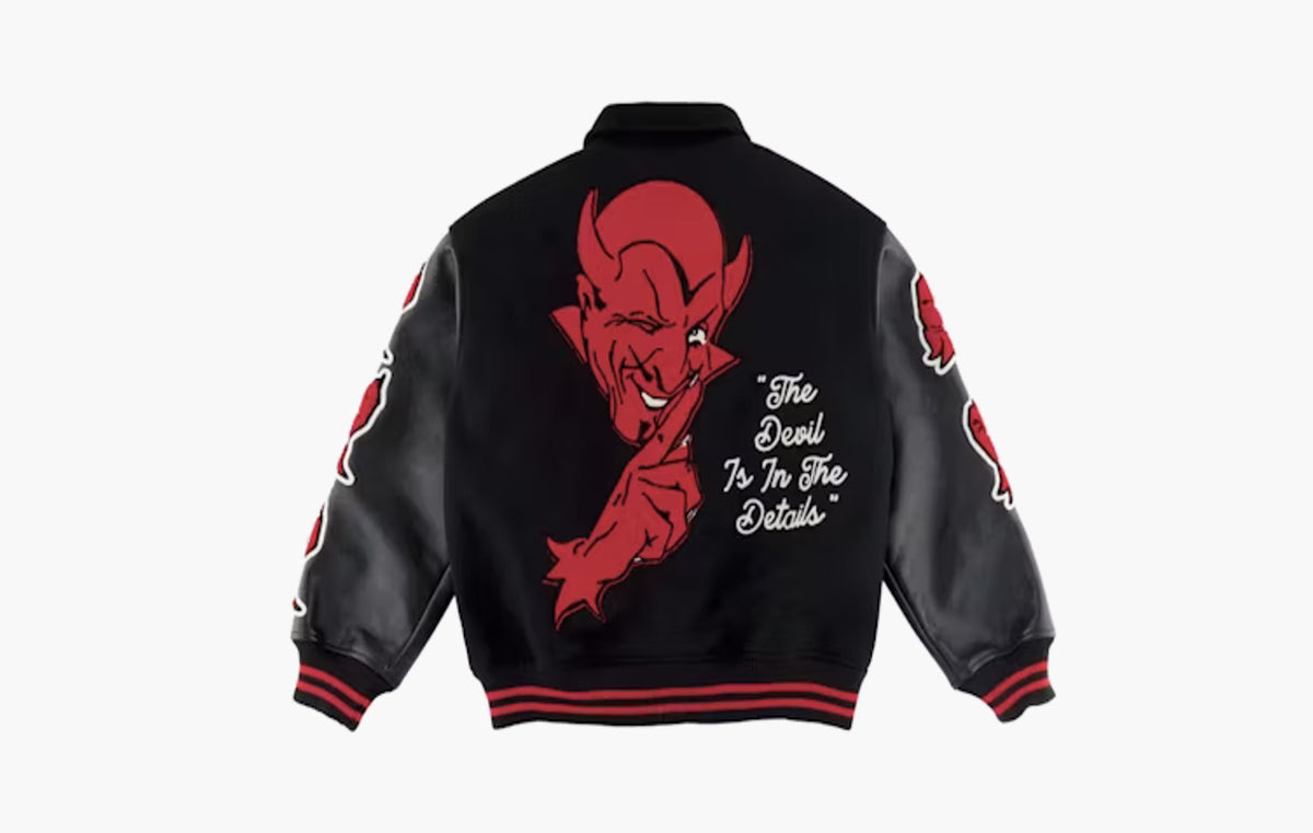 Devil Varsity Jacket "Black"