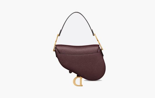 Saddle Bag With Strap "Plum"