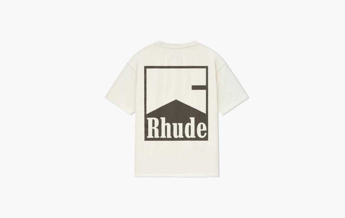 Chevron Tee "VTG White"