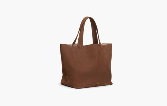 Le Cabas Bag Made Of Nubuck Leather "Umber"
