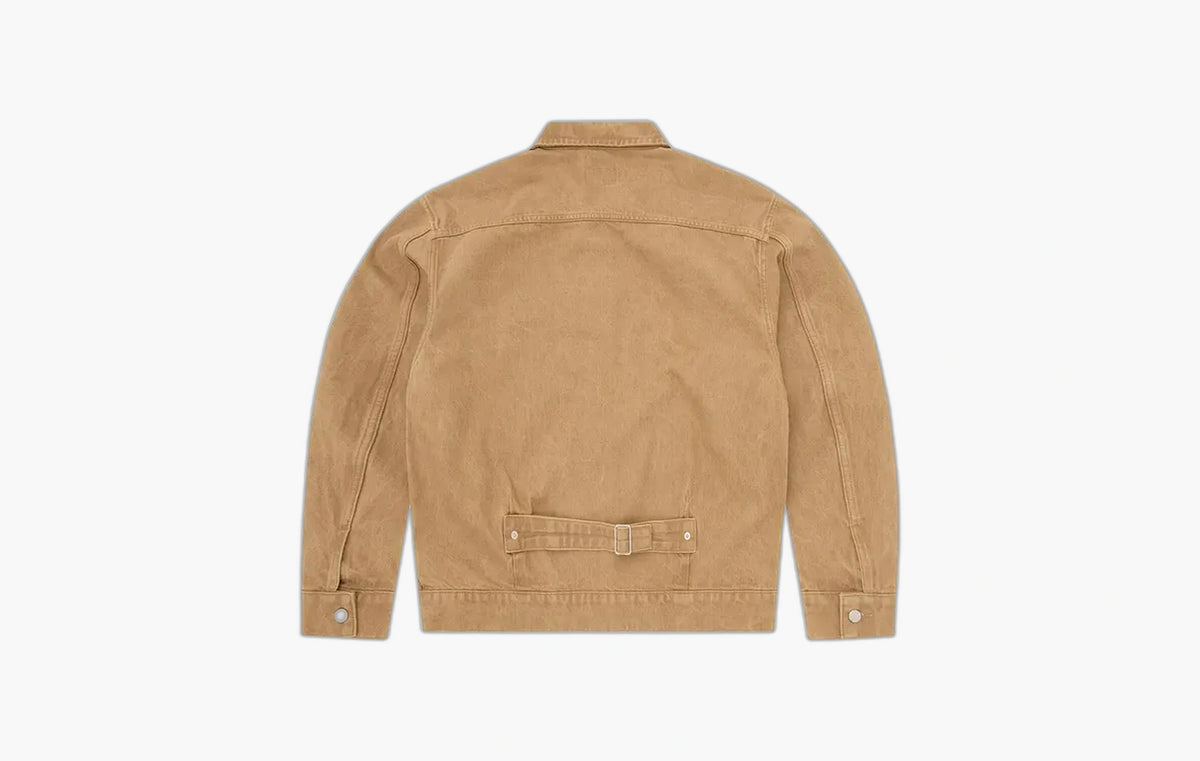 Crest Chainstitch Denim Trucker "Tan"