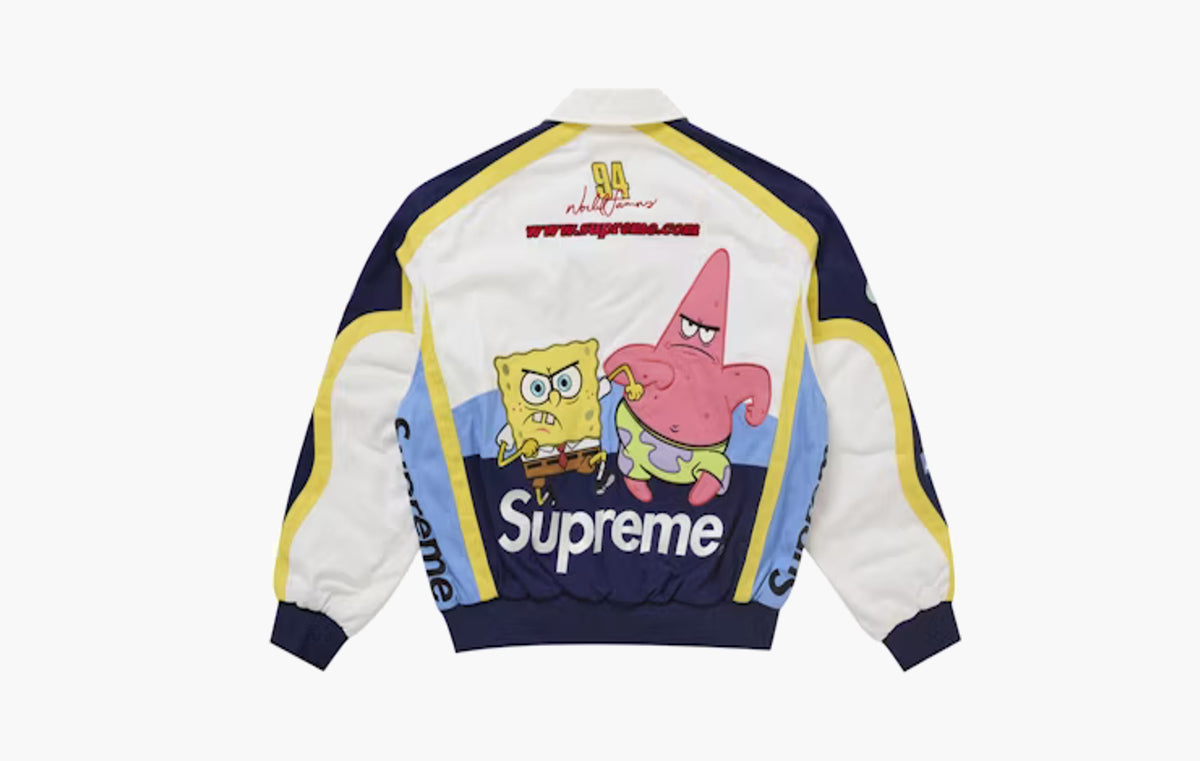 SpongeBob SquarePants Jeff Hamilton Racing Jacket "White"