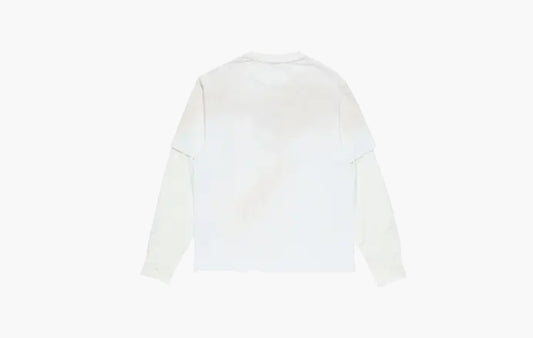Layered Long-Sleeve Logo T-Shirt "Dusty White"