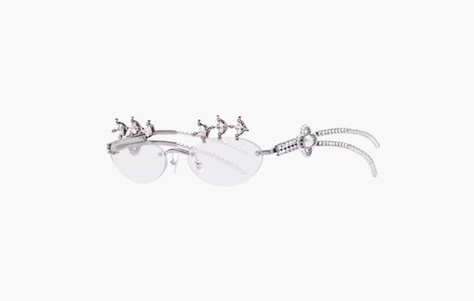 Briolette 02 Sunglasses "Silver/Clear"