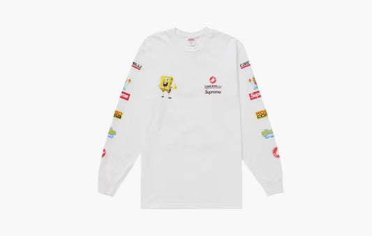 SpongeBob/Castelli Racing L/S Tee "White"