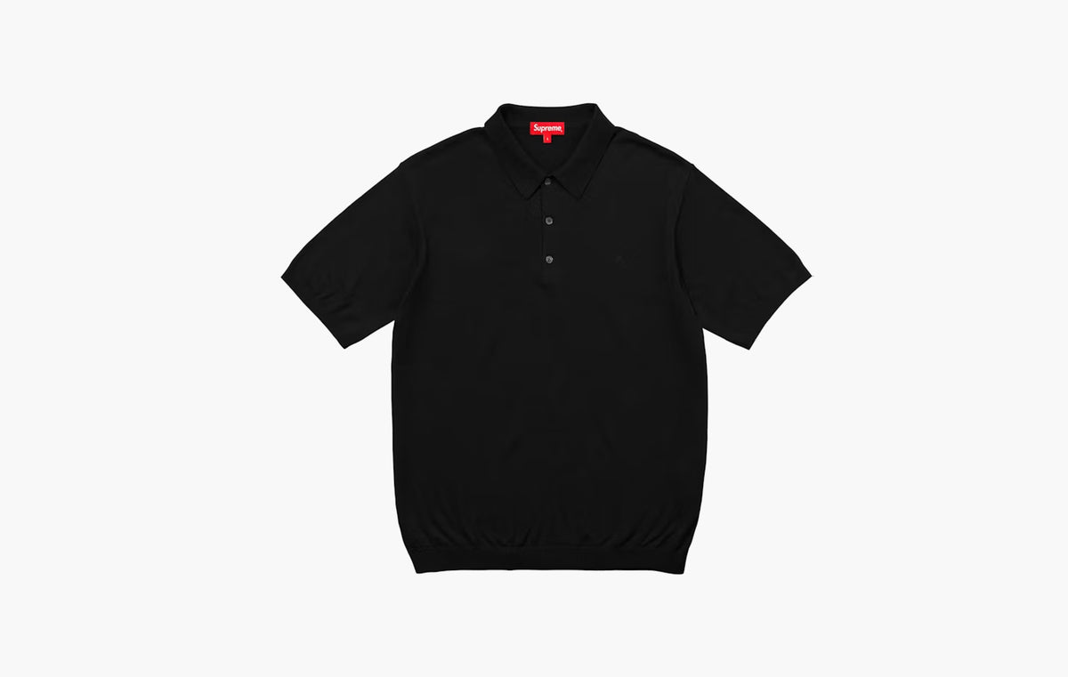 Knit Polo "Black"