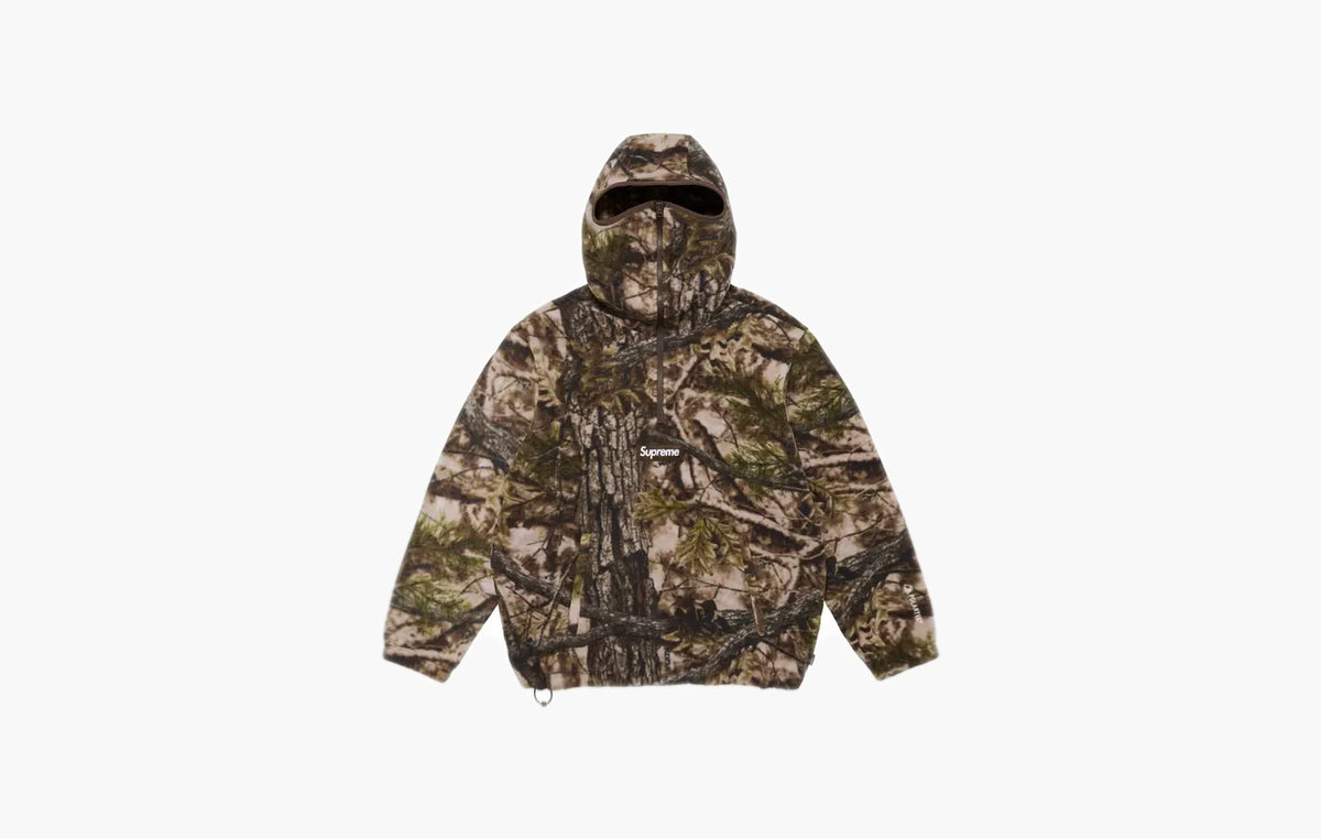Polartec Face Mask Half Zip Hooded Sweatshirt "Truetimber Koda Camo"