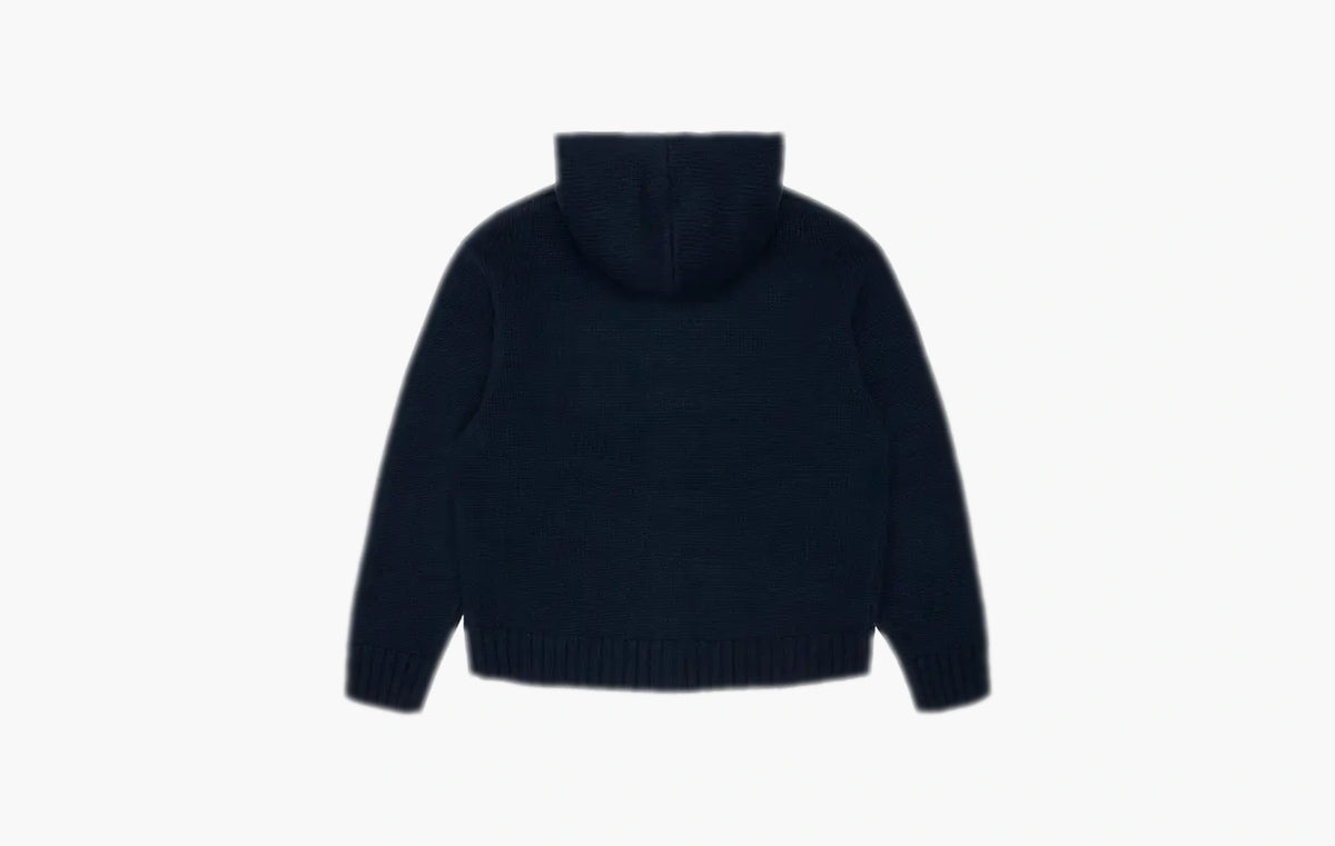 Flag Zip Sweater "Navy"