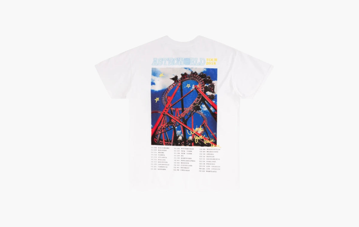 Roller Coaster Tee "White"