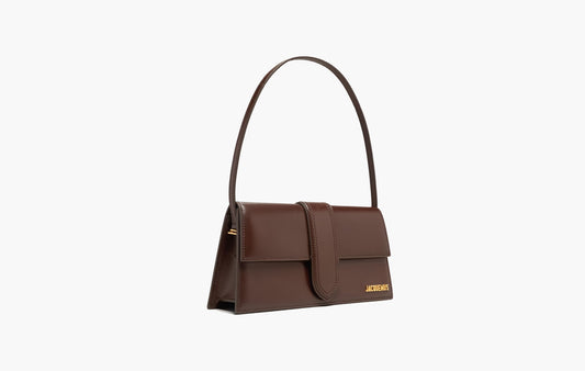 The Long Bambino Flap Bag "Brown"