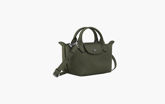 Le Pliage Xtra XS Handbag Leather "Fir"