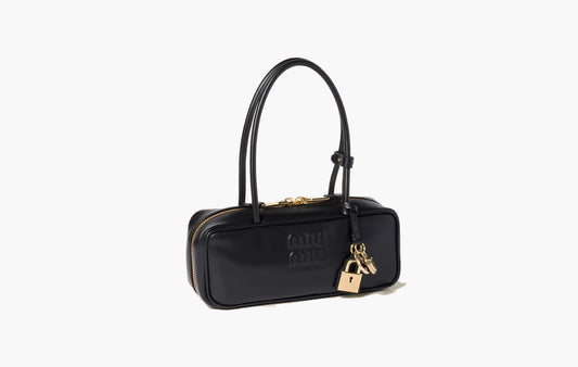 Leather Beau Bag Small "Black"