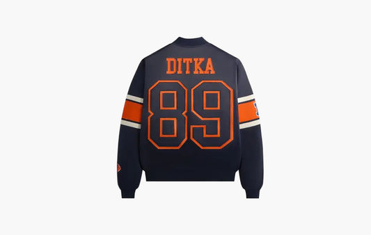For The NFL Chicago Bears Satin Bomber Jacket Nocturnal "Current"