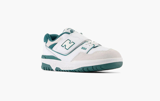 550 (PS) "White Vintage Teal"