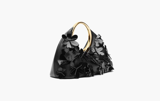 The Small Embroidered Calino "Black"