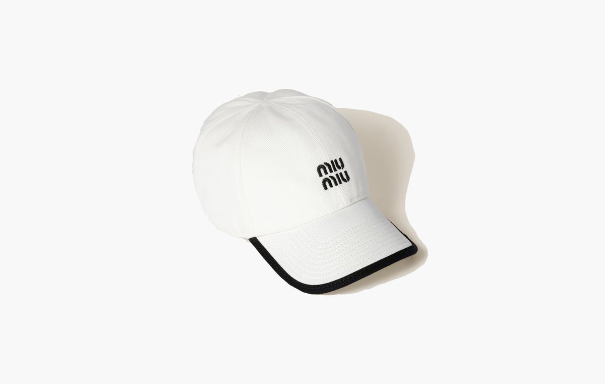 Drill Baseball Cap "White/Black"