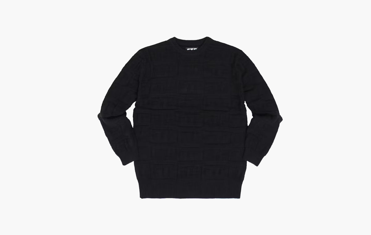 Repeat Logo Knit Sweater "Black"