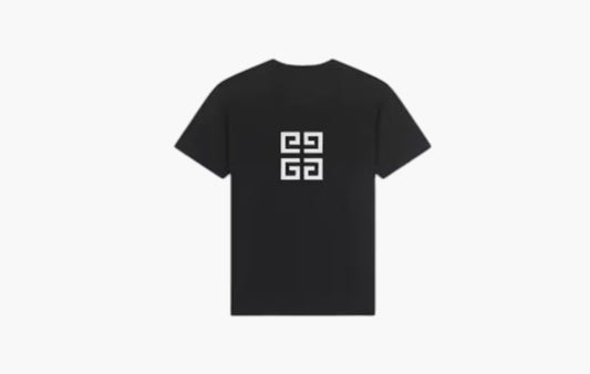 Oversized Logo Embroidered T-shirt "Black"