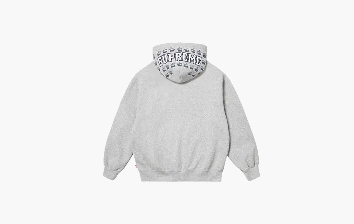 League Champs Zip Up Hooded Sweatshirt "Heather Grey"