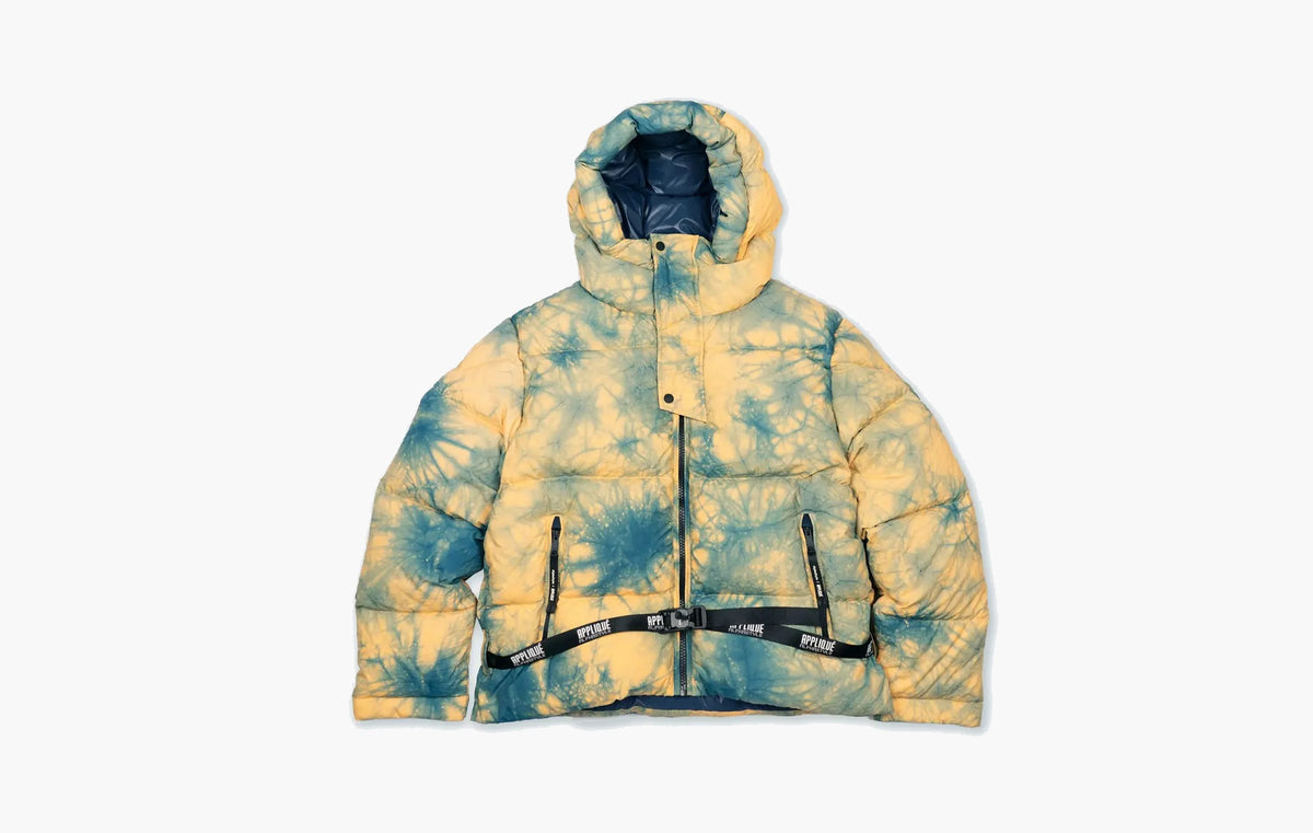 Kang Tie-Dye Hooded Down Jacket "Tie Dye Yellow"