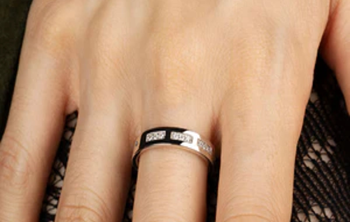 Morse Code Love Morse Code Ring Sterling Silver