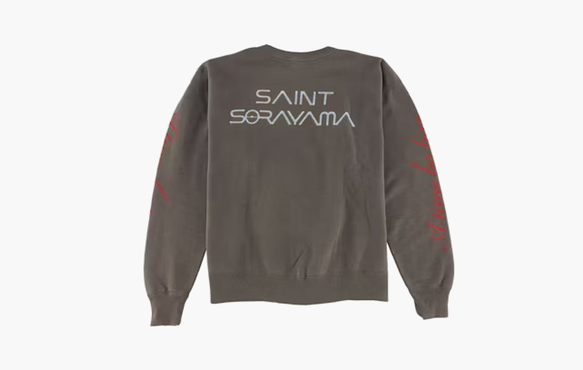 Saint Mxxxxxx x Hajime Sorayama Sweatshirt "Faded Black"