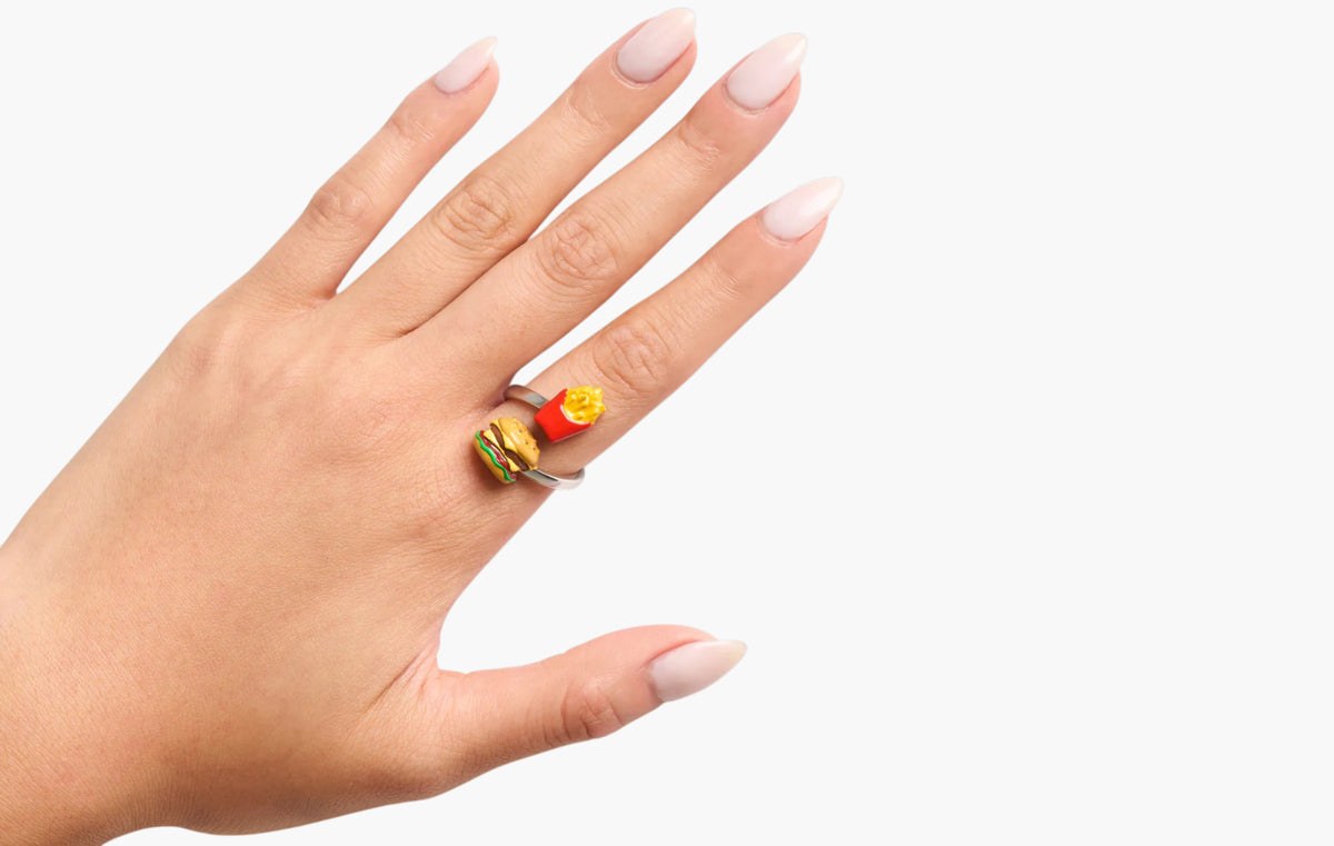 Burger & Fries Wrap Ring