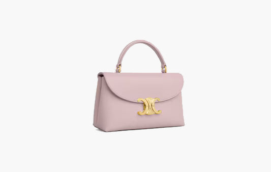 Teen Nino Bag In Smooth Satinated Calfskin "Bleached Pink"