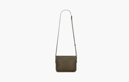 Niki Small Messenger In Grained Lambskin "Light Musk"