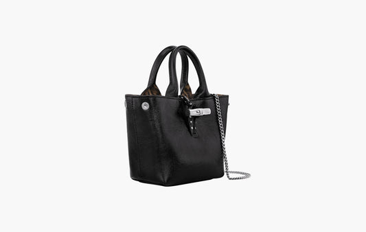Le Roseau XS Handbag Leather "Black"