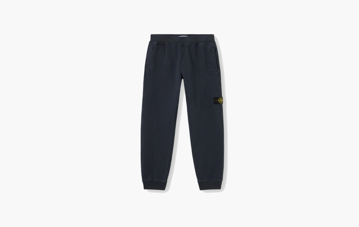 Brushed Organic Cotton Fleece Sweatpants "Black"