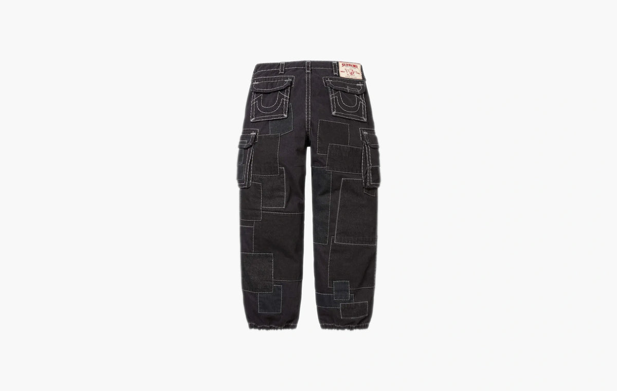 True Religion Patchwork Cargo Pant "Black"