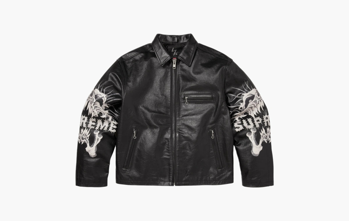 FW25 Leather Jacket "Black"