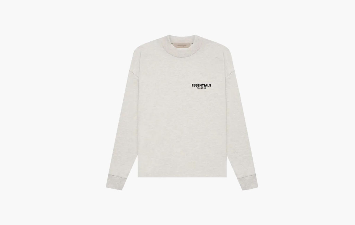 Fear of God Essentials L/S T-shirt SS22 Light Oatmeal | The Sortage
