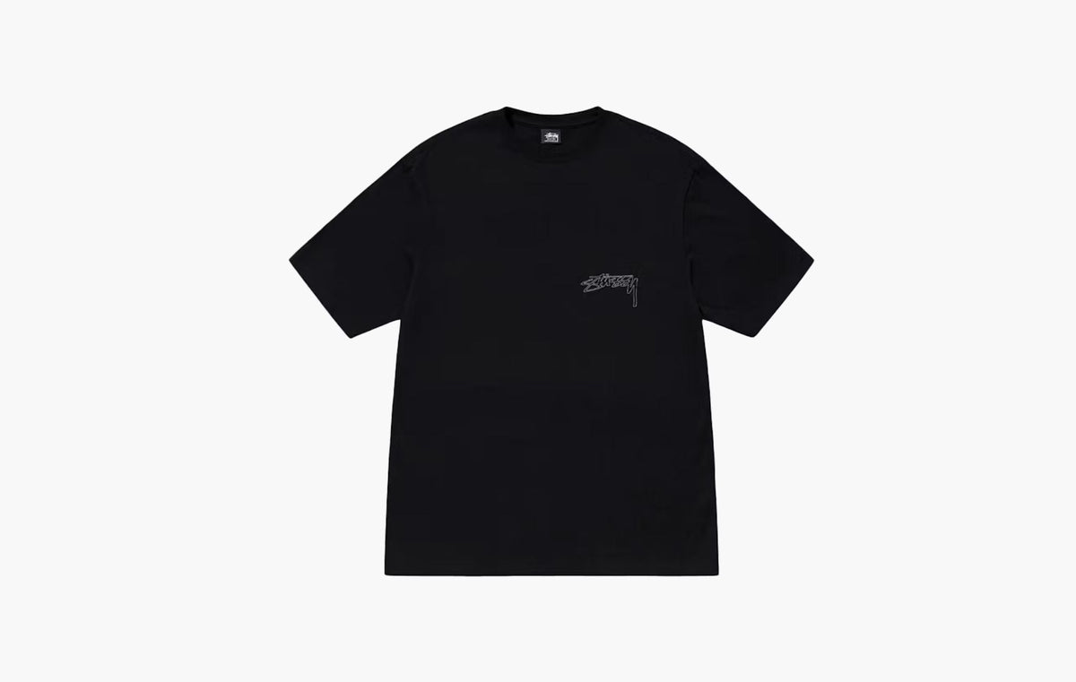 Stussy Wingspan Tee Black | The Sortage
