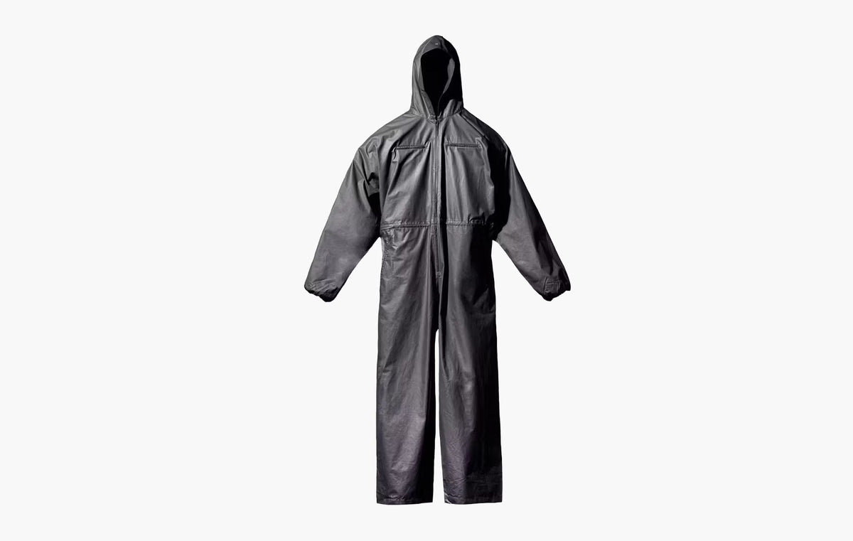 Yeezy Gap Coated Cotton Overalls Black | The Sortage