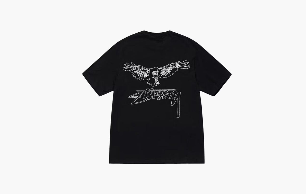 Stussy Wingspan Tee Black | The Sortage
